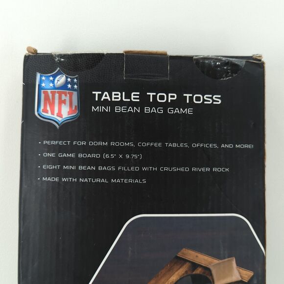NFL Denver Broncos Table Top Toss Mini Bean Bag Game Tailgate Cornhole - Picture 4 of 4